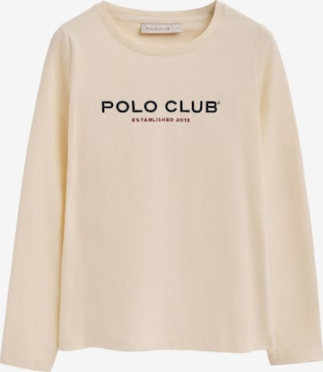 Polo Club Shirt in Beige: front