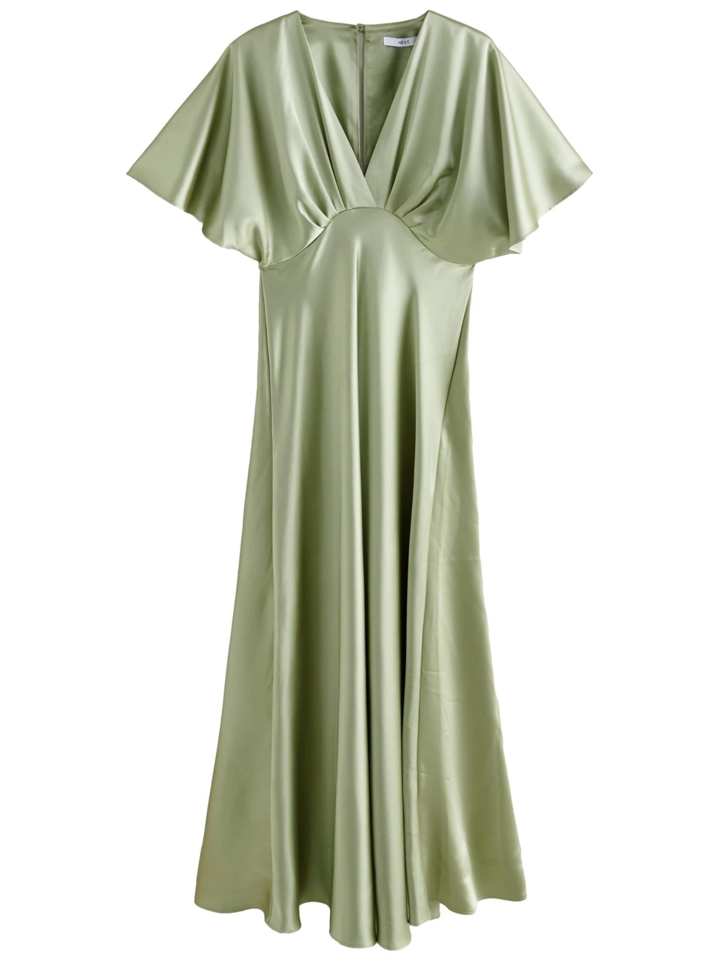 Next Klänning i grön: framsida
