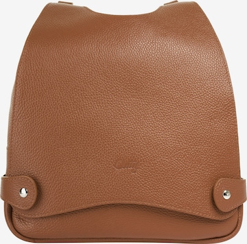 Sac à dos Cluty en marron : devant