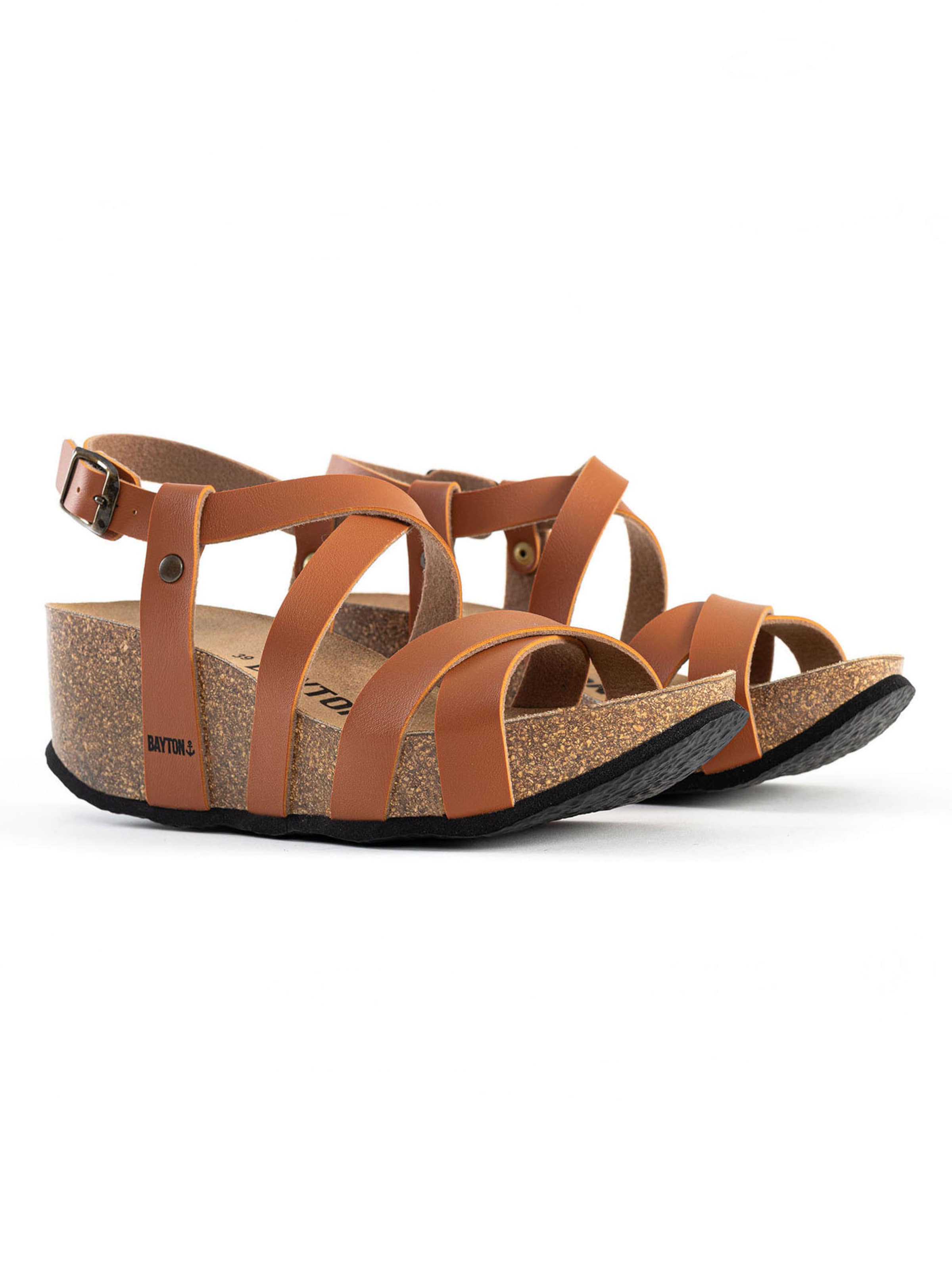 Bayton Сандали 'Dora' в кафяво