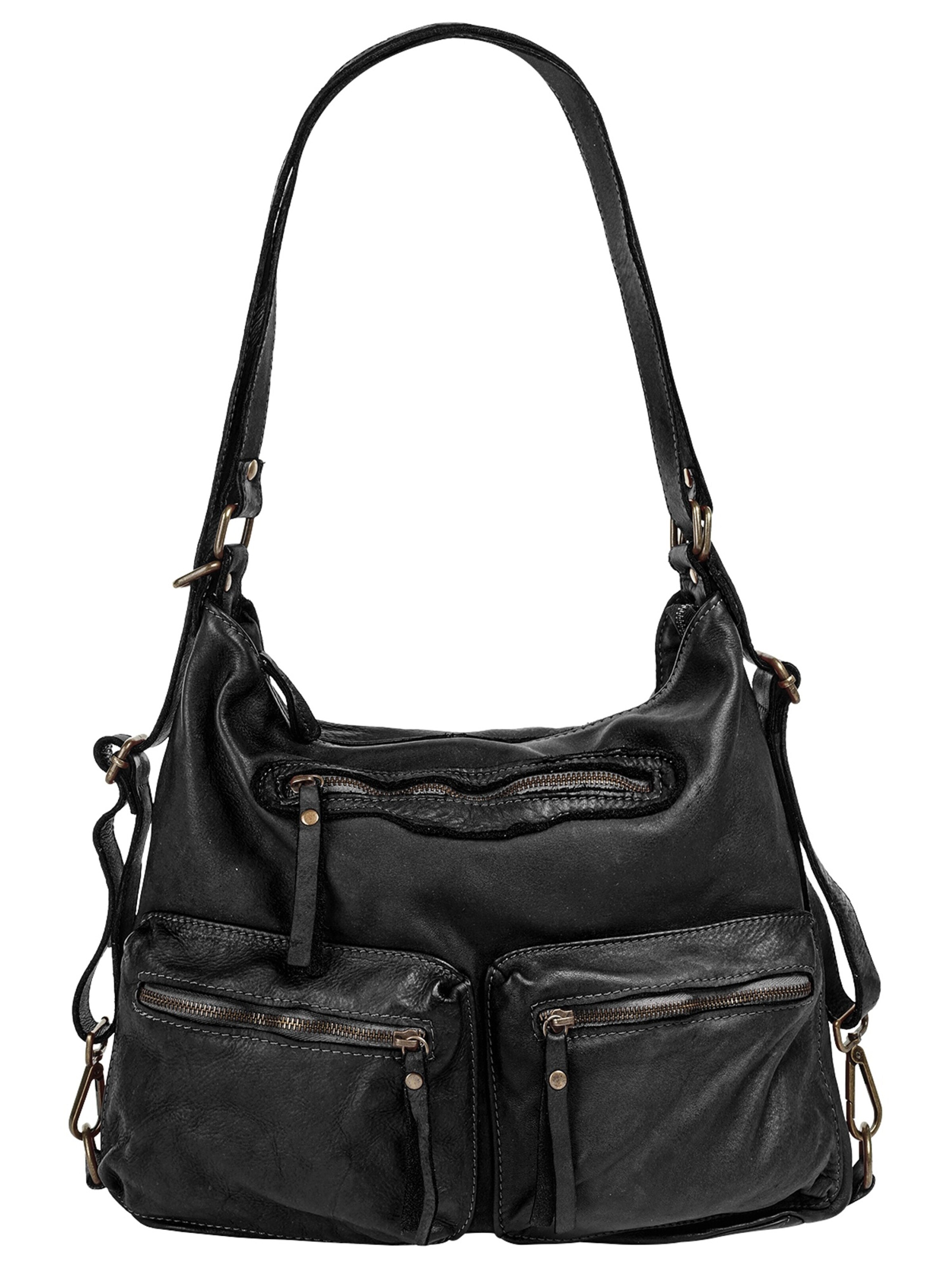 Cabas Samantha Look en noir : devant