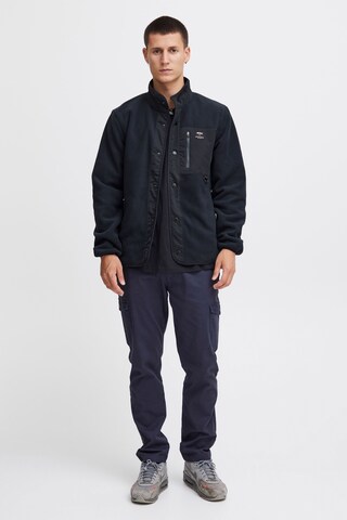 INDICODE JEANS Fleece Jacket 'Majsol' in Blue