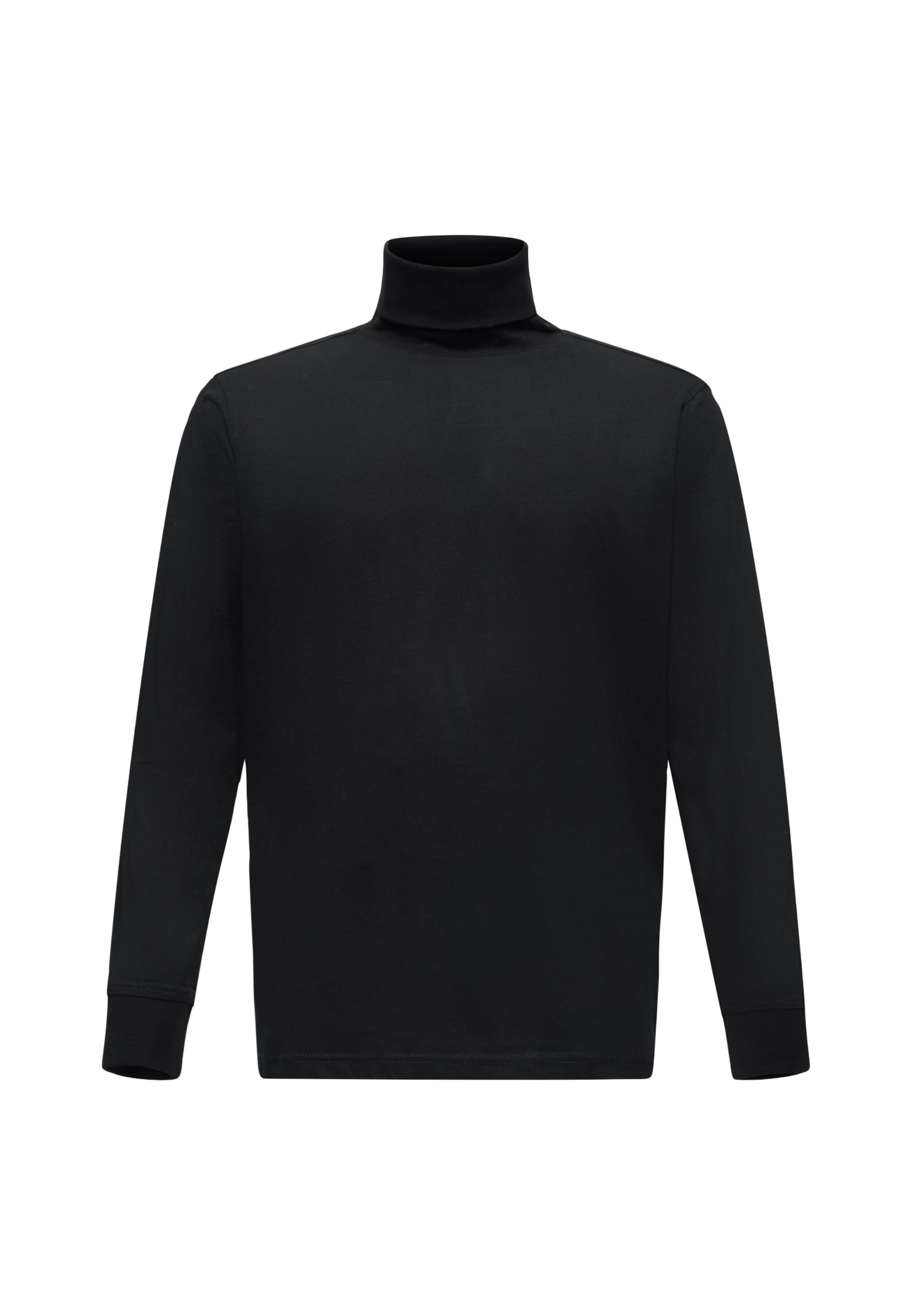 T-Shirt LERROS en noir : devant