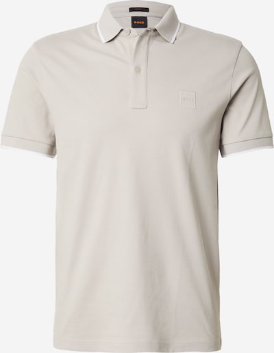 Marškinėliai 'Passertip' iš BOSS, spalva – rusvai pilka / balta, Prekių apžvalga