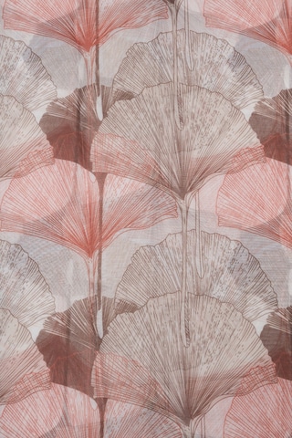 styleBREAKER Schal 'Langer Schal Ginkgo Leaves' in Braun