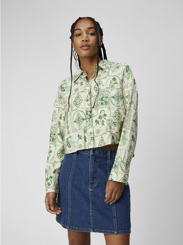 OBJECT Blouse in Groen: voorkant