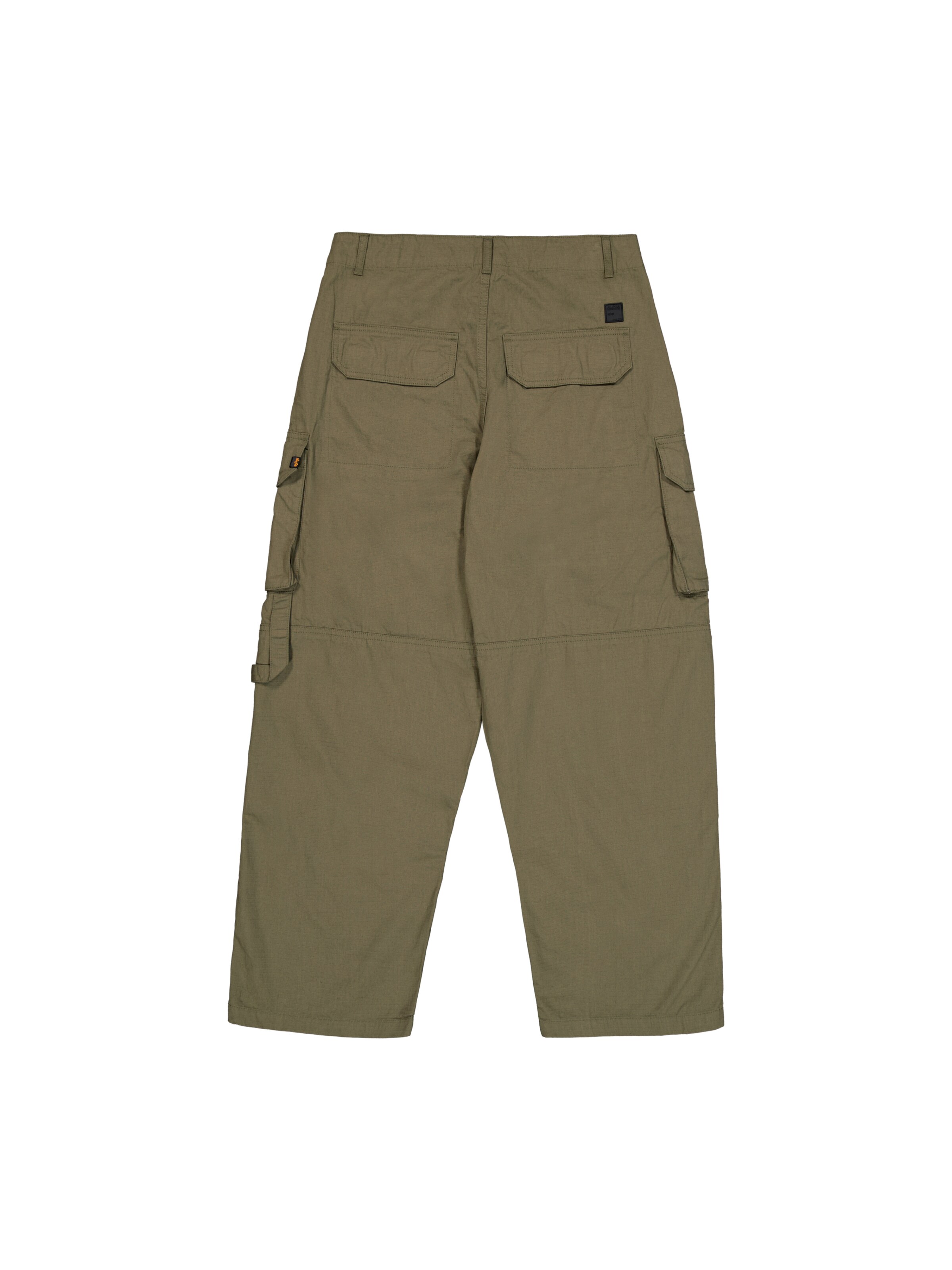 ALPHA INDUSTRIES Loose fit Cargo trousers in Green