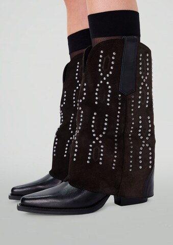 Bottes de cowboy SACHA en noir