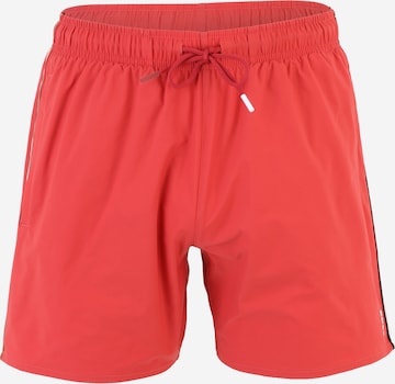 Șorturi de baie 'Iconic' de la BOSS pe roșu: față