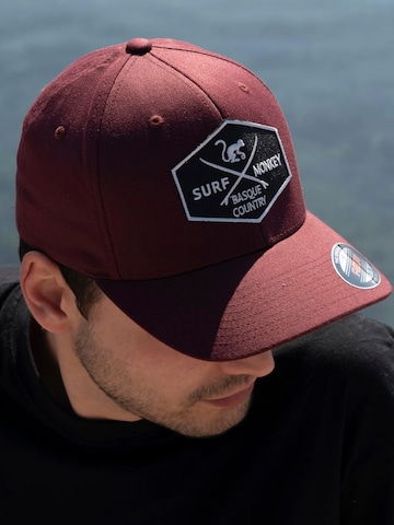 Surf Monkey - Gorra deportiva en rojo