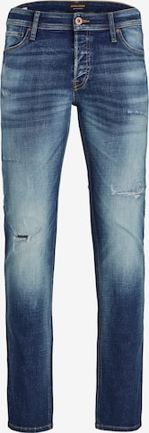 Regular Jeans de la JACK & JONES pe albastru: față