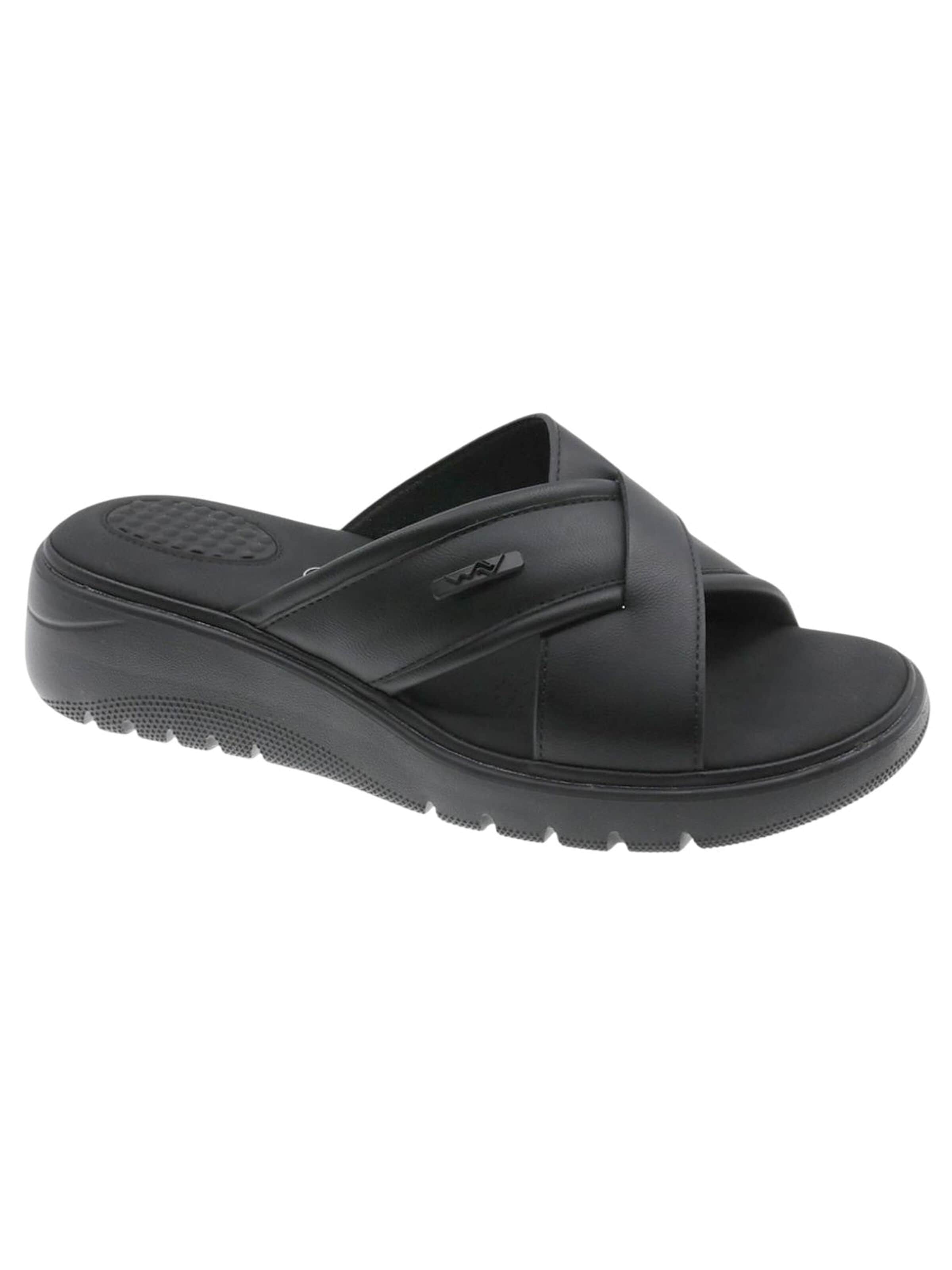 Beppi Pantolette‌‌‌‌‌ in Schwarz: Vorderseite