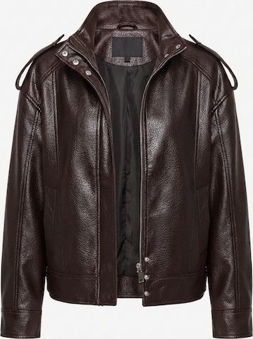 Veste mi-saison Ombre en marron : devant