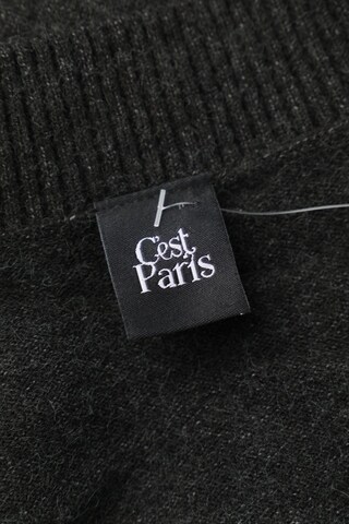 C´est Paris Sweater & Cardigan in M in Grey