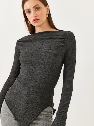 Bianco Lucci Shirt in Grey: front