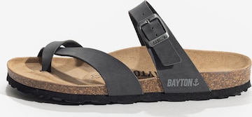 Bayton Varvastossut 'Triade' värissä musta: etupuoli