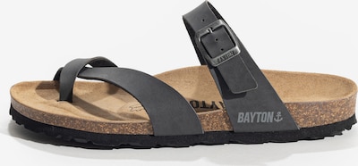 Šlepetės per pirštą 'Triade' iš Bayton, spalva – antracito spalva / juoda, Prekių apžvalga