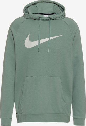NIKE Спортивный свитшот в Зеленый: спереди
