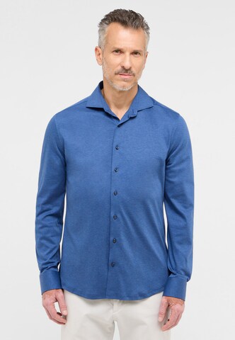 ETERNA Slim Fit Hemd in Blau: Vorderseite