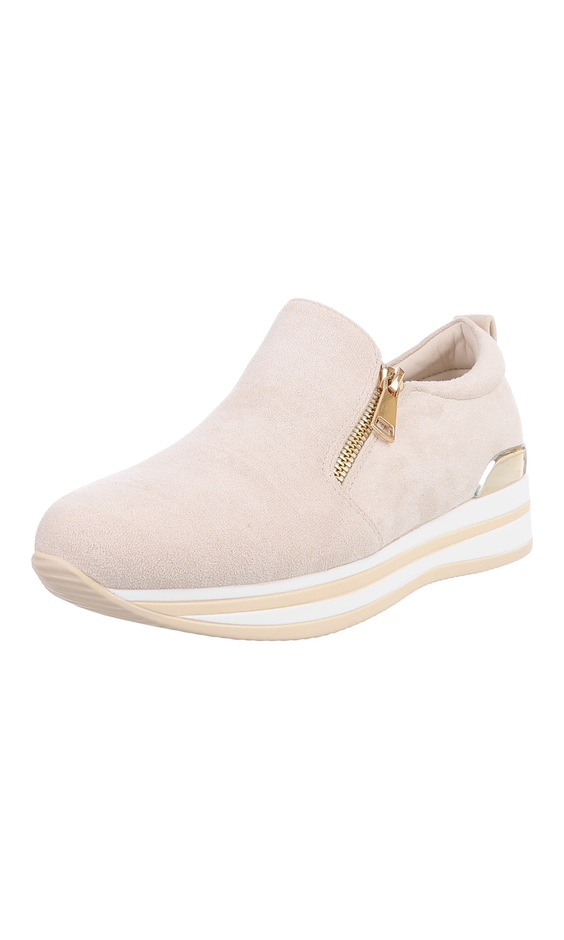 Ital-Design Slip On in Beige: Vorderseite