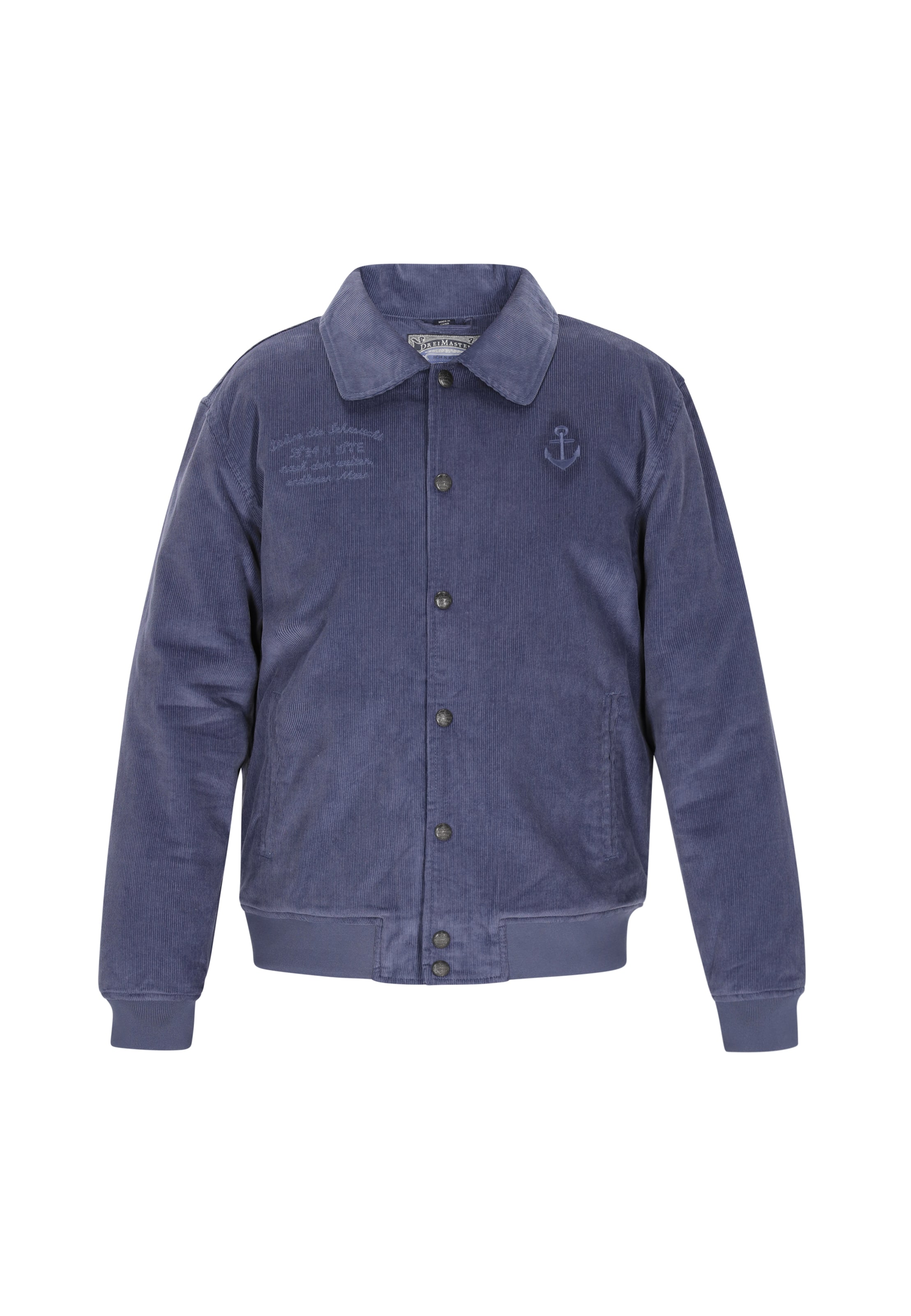 Veste mi-saison DreiMaster Vintage en bleu : devant