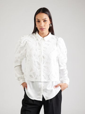 OBJECT Blouse 'OBJROSE' in Wit: voorkant