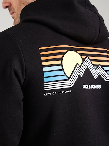 JACK & JONES Sweatshirt 'Explorer' in Schwarz