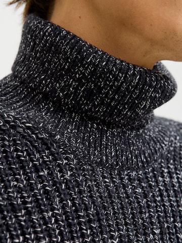 JACK & JONES Pullover 'JORBLEECKER' i blå