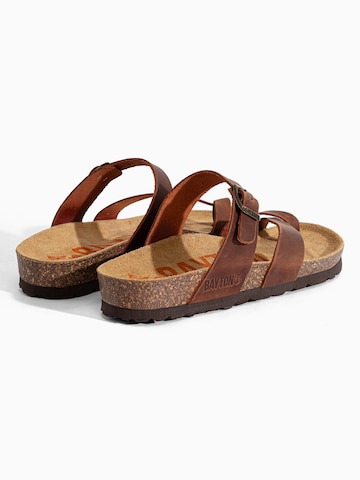 Tongs 'DIANE' Bayton en marron