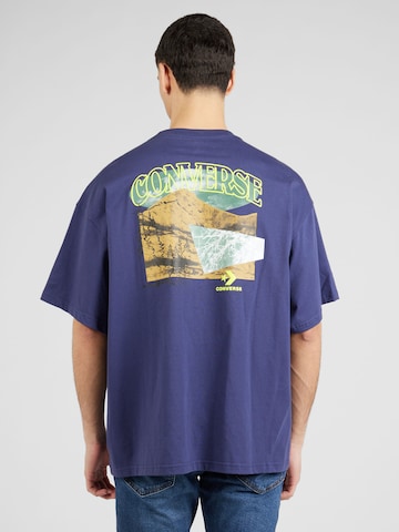 CONVERSE T-Shirt 'ALL STAR MOUNTAIN REMIX' in Lila