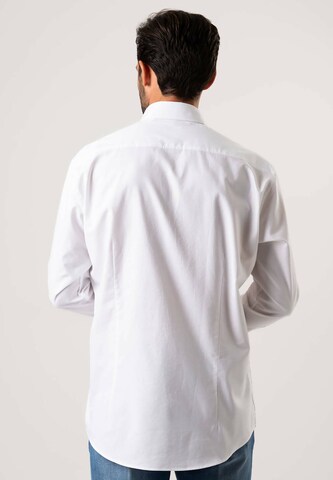 Black Label Shirt Regular Fit Businesshemd 'OXFORD' in Weiß