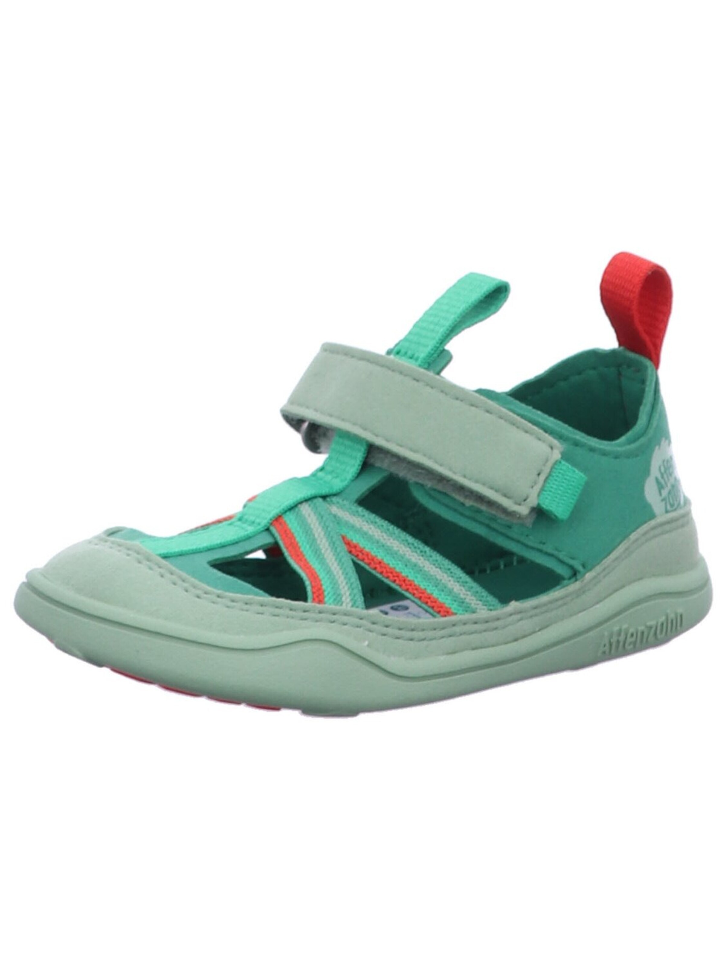 Affenzahn Sneaker 'Sandale Jungen 01158 20001 Kunststoff (Synthetik) in grün' i grön: framsida