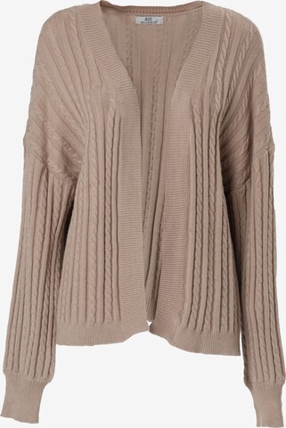 Influencer Knit Cardigan in Beige: front