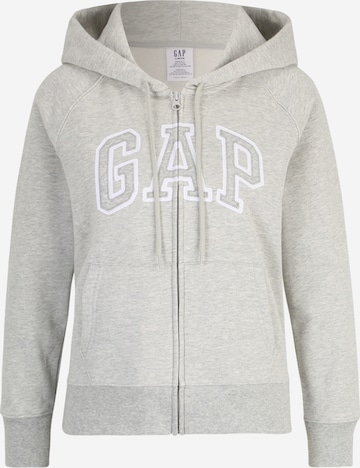 Veste de survêtement GAP en gris : devant