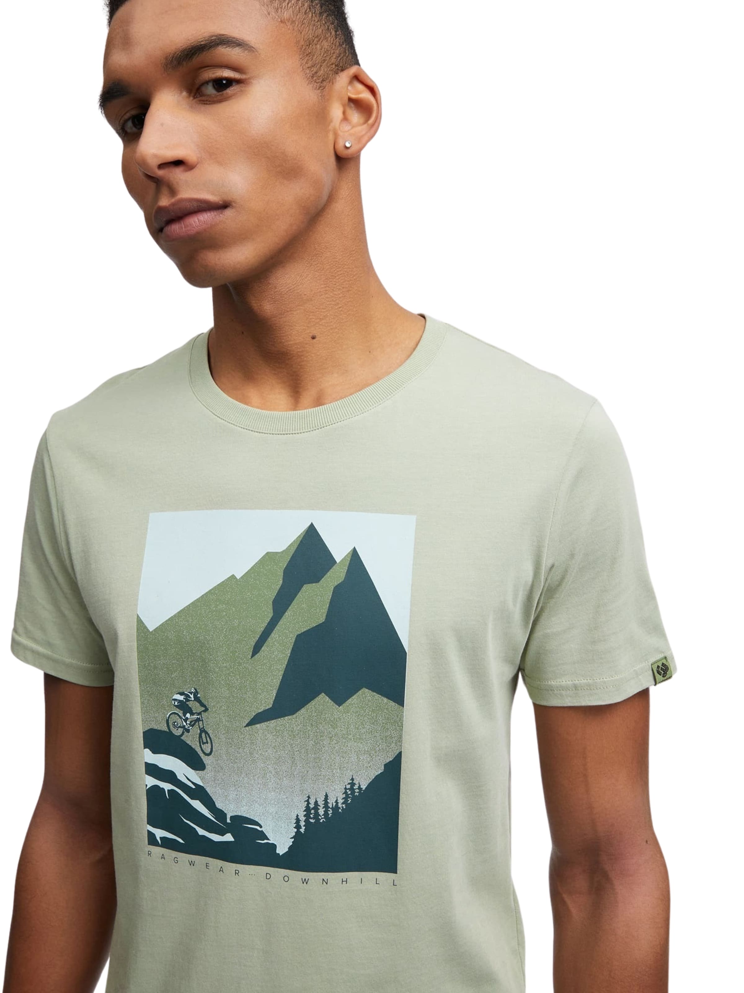 Ragwear Paita 'SEVY REMAKE' värissä vihreä