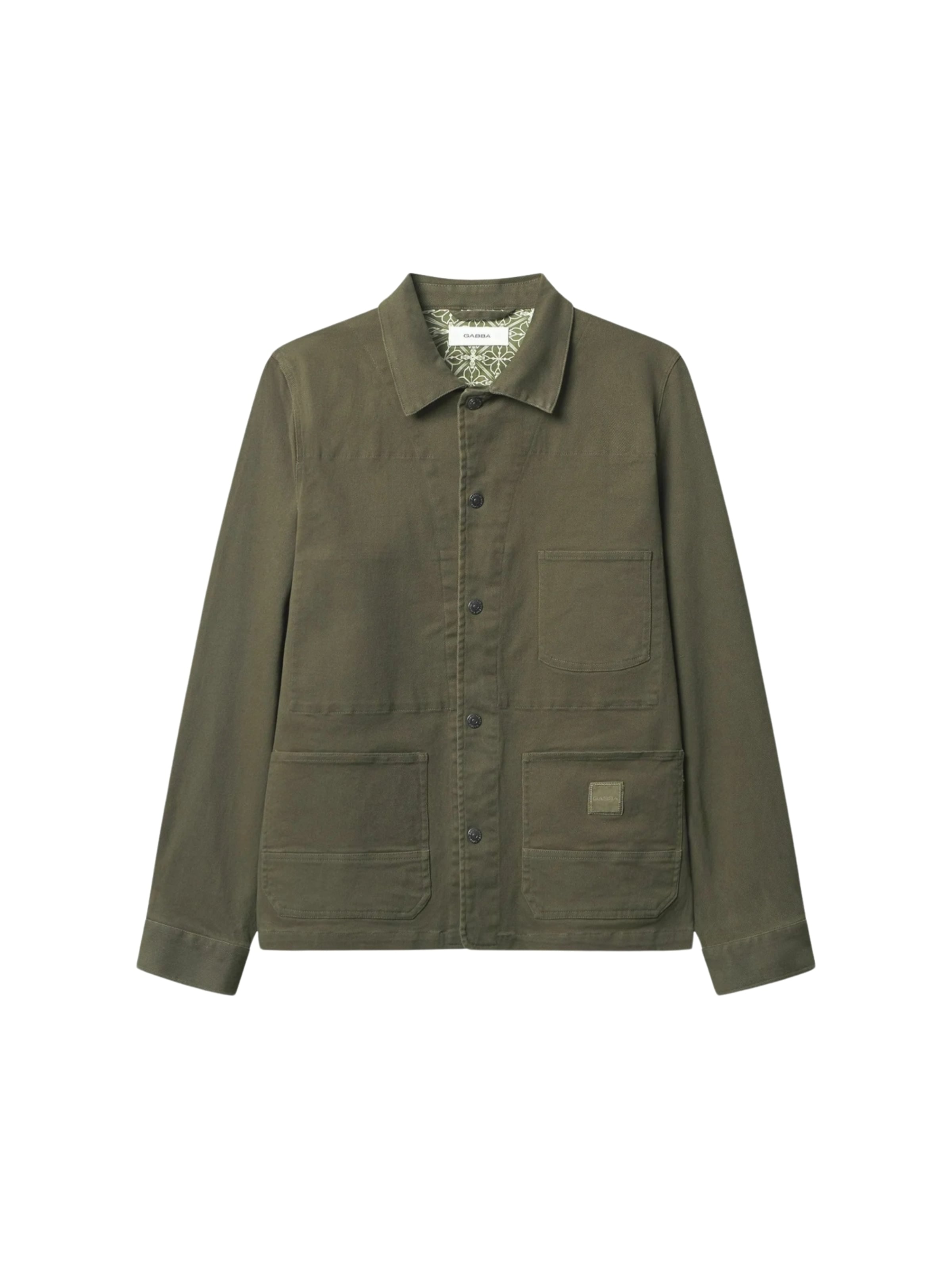 GABBA Välikausitakki 'Beta' värissä vihreä: etupuoli