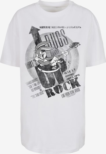 F4NT4STIC T-shirt 'Bugs Bunny What's Up Rock' en noir / blanc, Vue avec produit