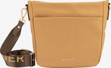 BOGNER - Mala de ombro 'Klosters Neve Juna' em amarelo: frente