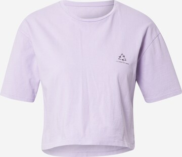 T-shirt NU-IN en violet : devant