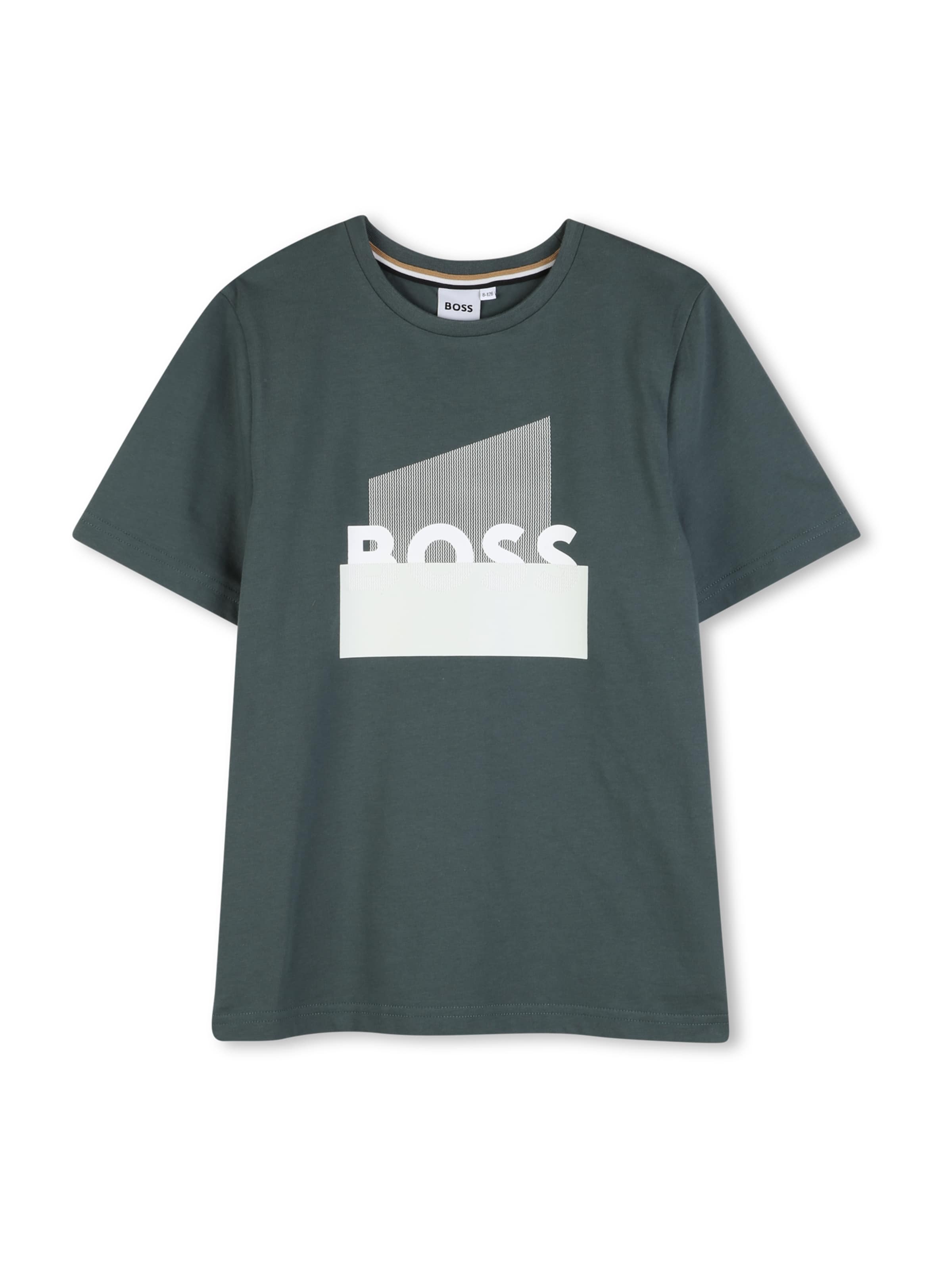 BOSS Majica | zelena barva: sprednja stran