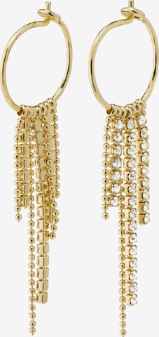 Boucles d'oreilles 'Maja' Pilgrim en or : devant