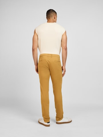 Pittman Slimfit Hose 'Derrick' in Gelb