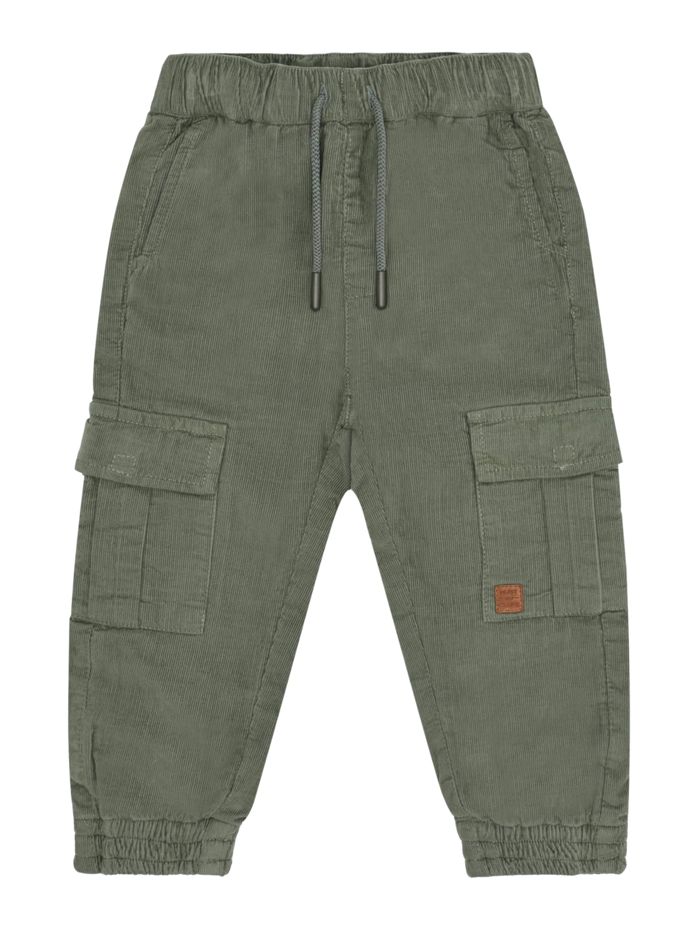 Hust & Claire Zúžený Kalhoty 'Trevor' – zelená: přední strana