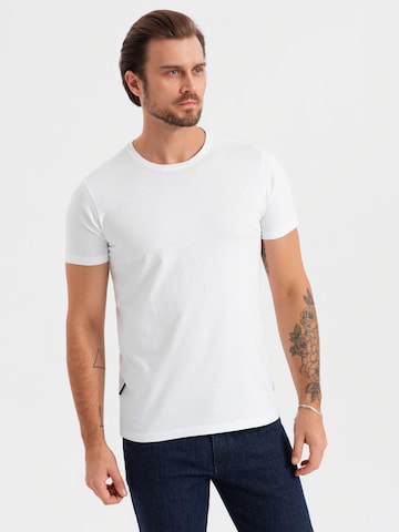 Ombre Shirt in White: front