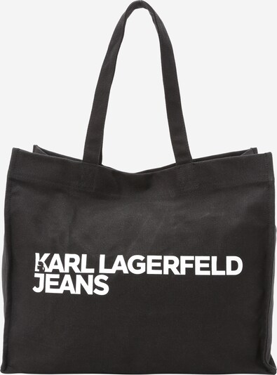 KARL LAGERFELD JEANS Shopper in Black / Off white, Item view