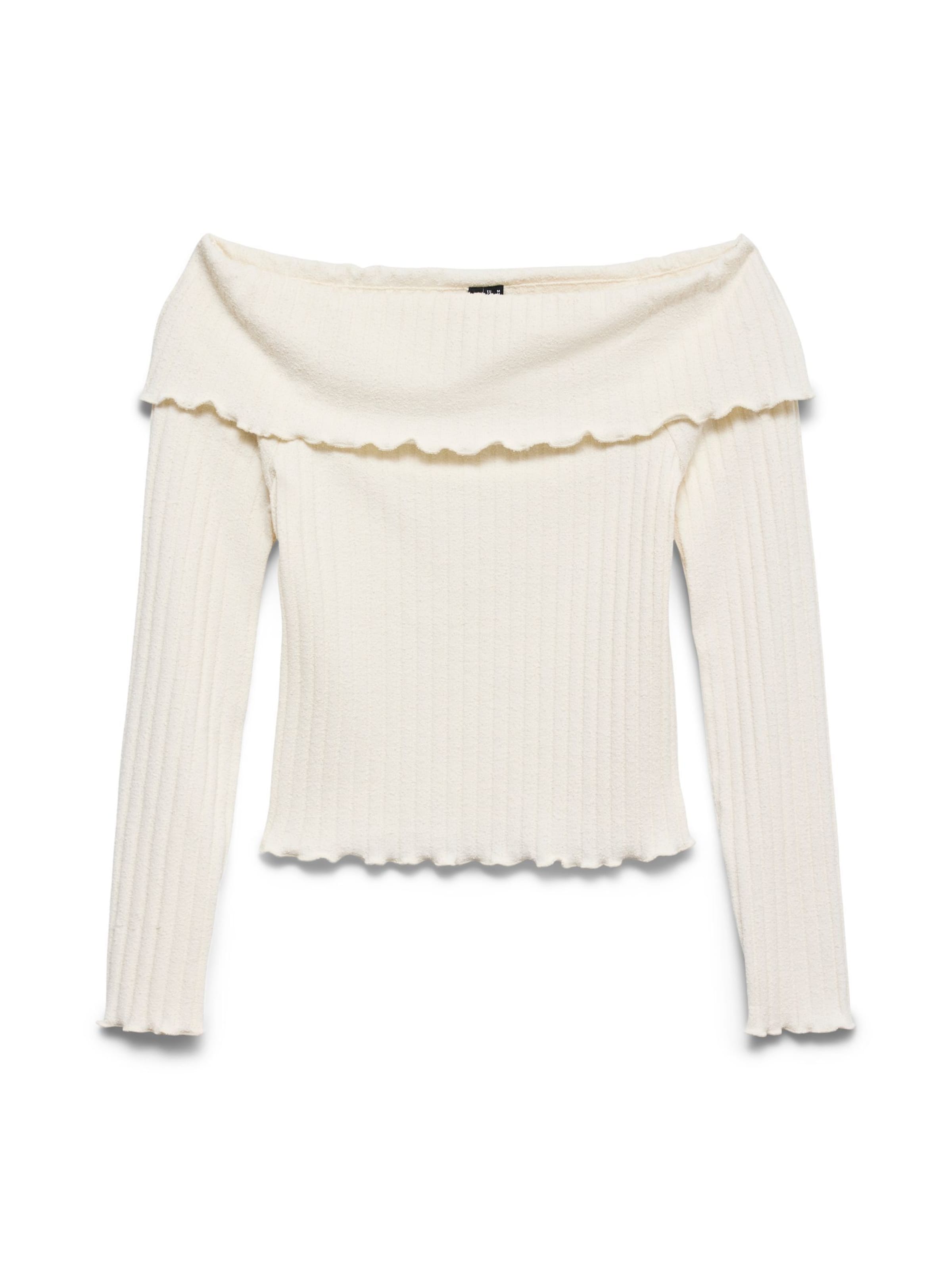 VERO MODA - Camiseta 'VMMollie' en blanco: frente
