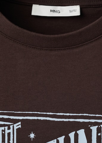 MANGO T-shirt 'ILUSTRA3' i brun
