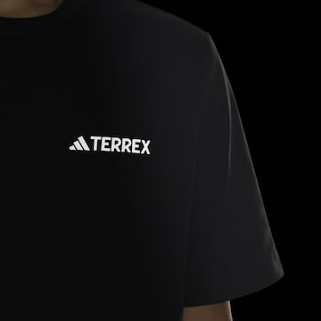 T-Shirt fonctionnel ADIDAS TERREX en noir