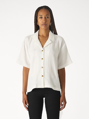 JDY Bluse 'JDYTHEIS' i hvid: forside