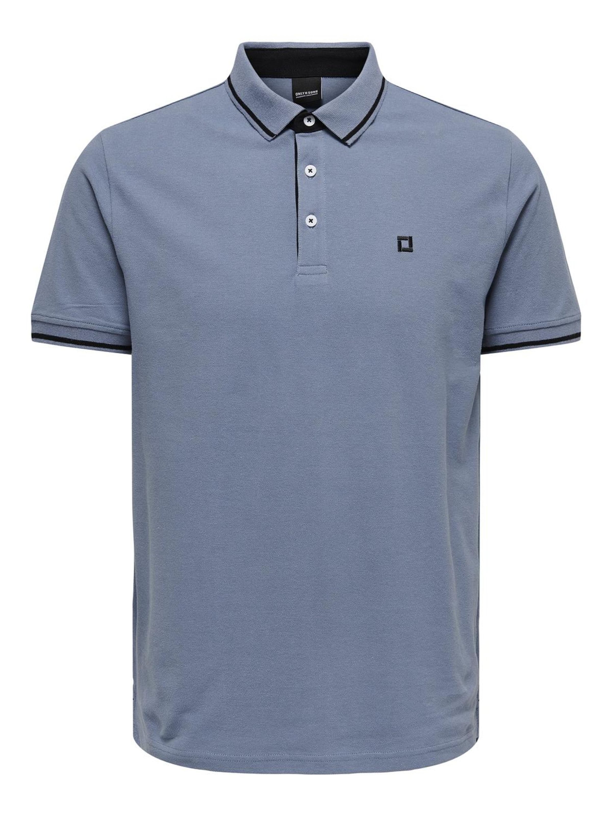 Only & Sons Tričko 'ONSFletcher' – modrá: přední strana